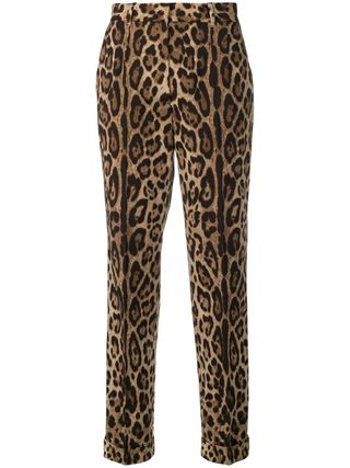 Leopard Print Trousers