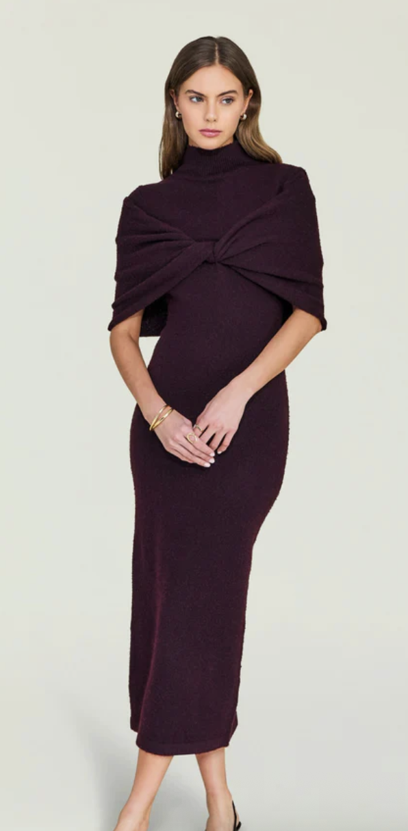 Seroya, Wisteria Knit Midi Dress