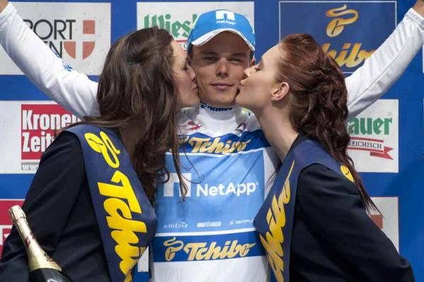Best Austrian rider on the day was NetApp's Daniel Schorn