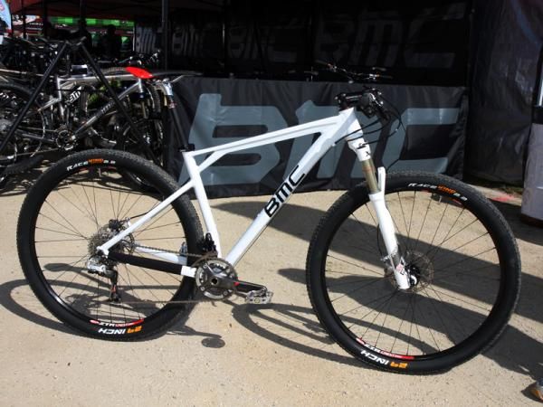 BMC previewed an aluminum 29er prototype at Sea Otter. The hardtail will also be joined by a 29" 100mm-travel full-suspension platform, too.