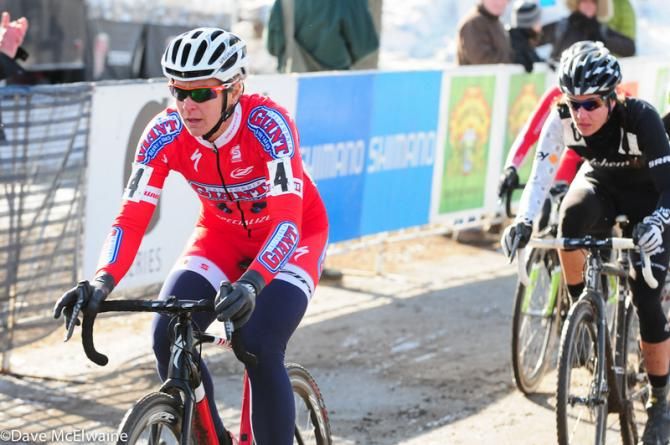 Meredith Miller (California Giant Berries/Specialized) takes the hole shot
