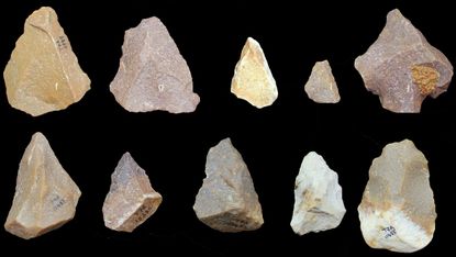 Indian stone age tools