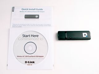 Figure 3 - The contents of the box for the D-Link DWA-182.