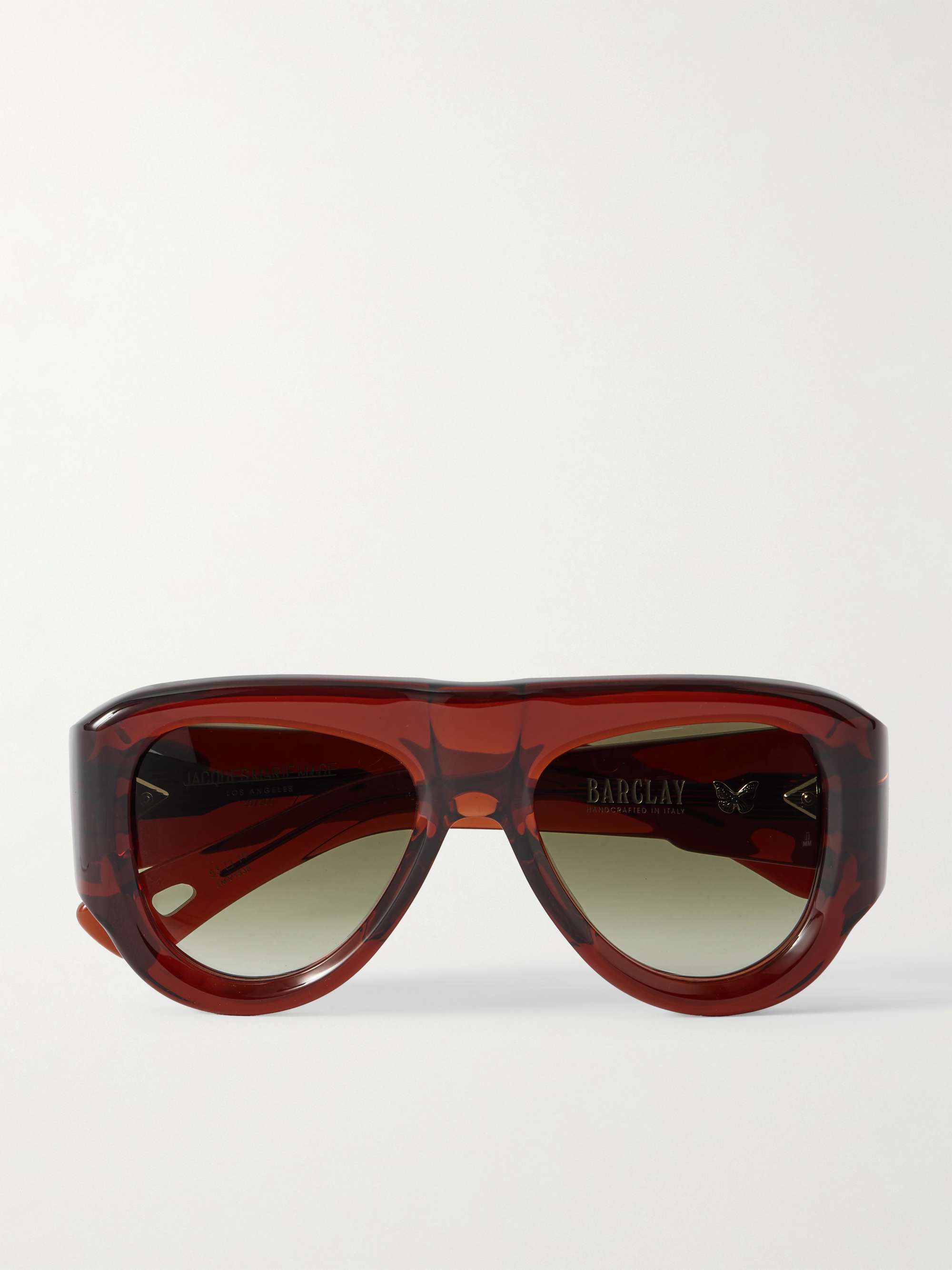 Barclay Aviator-Style Acetate Sunglasses