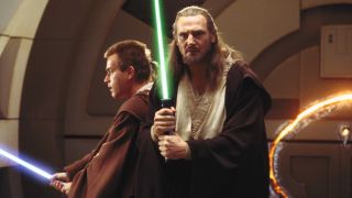 Qui-Gon Jinn and Obi-Wan Kenobi in Star Wars: The Phantom Menace