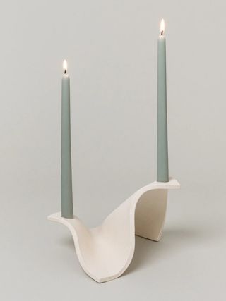 Drape Candelabra, Bone