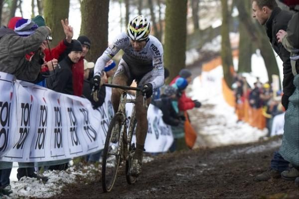 Zdenek Stybar (Telenet-Fidea) leads the race