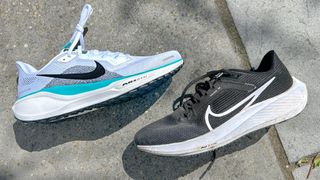 Nike Pegasus 41 (left) and Nike Pegasus 40 (right)