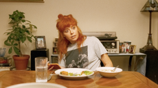 Natasha Lyonne as Rachel in His Three Daughters.