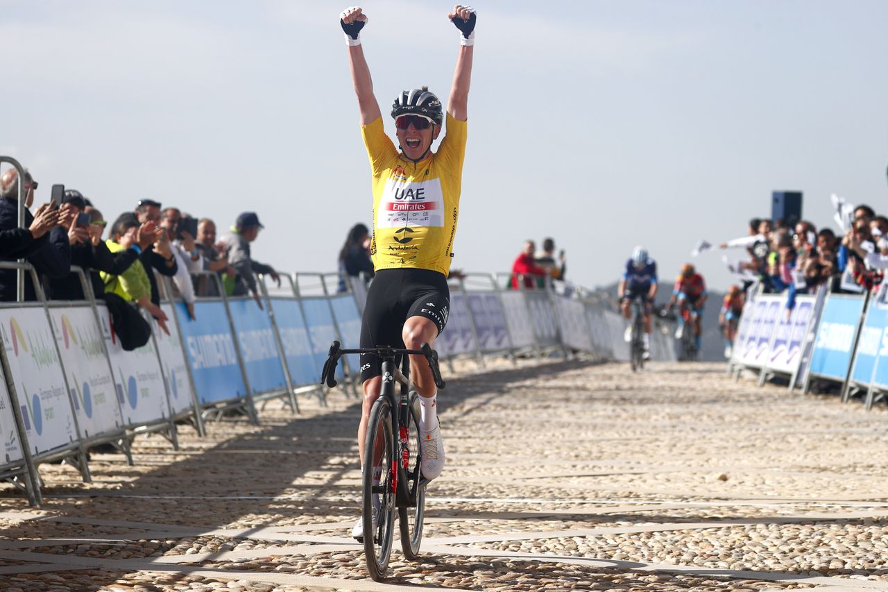 Tadej Pogacar distanced everyone to win stage 2