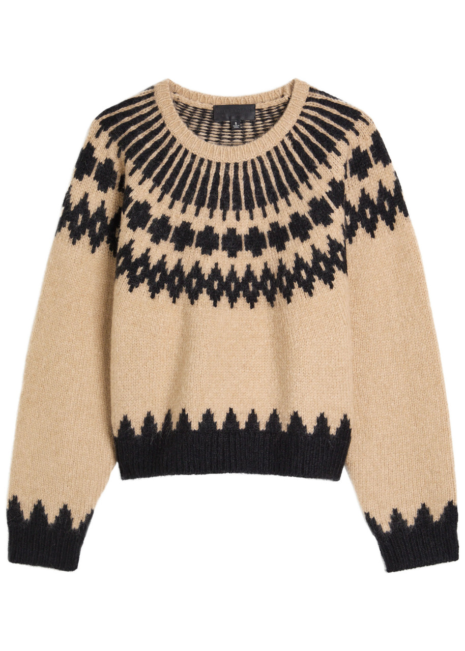Alena Fair Isle Alpaca-Blend Jumper