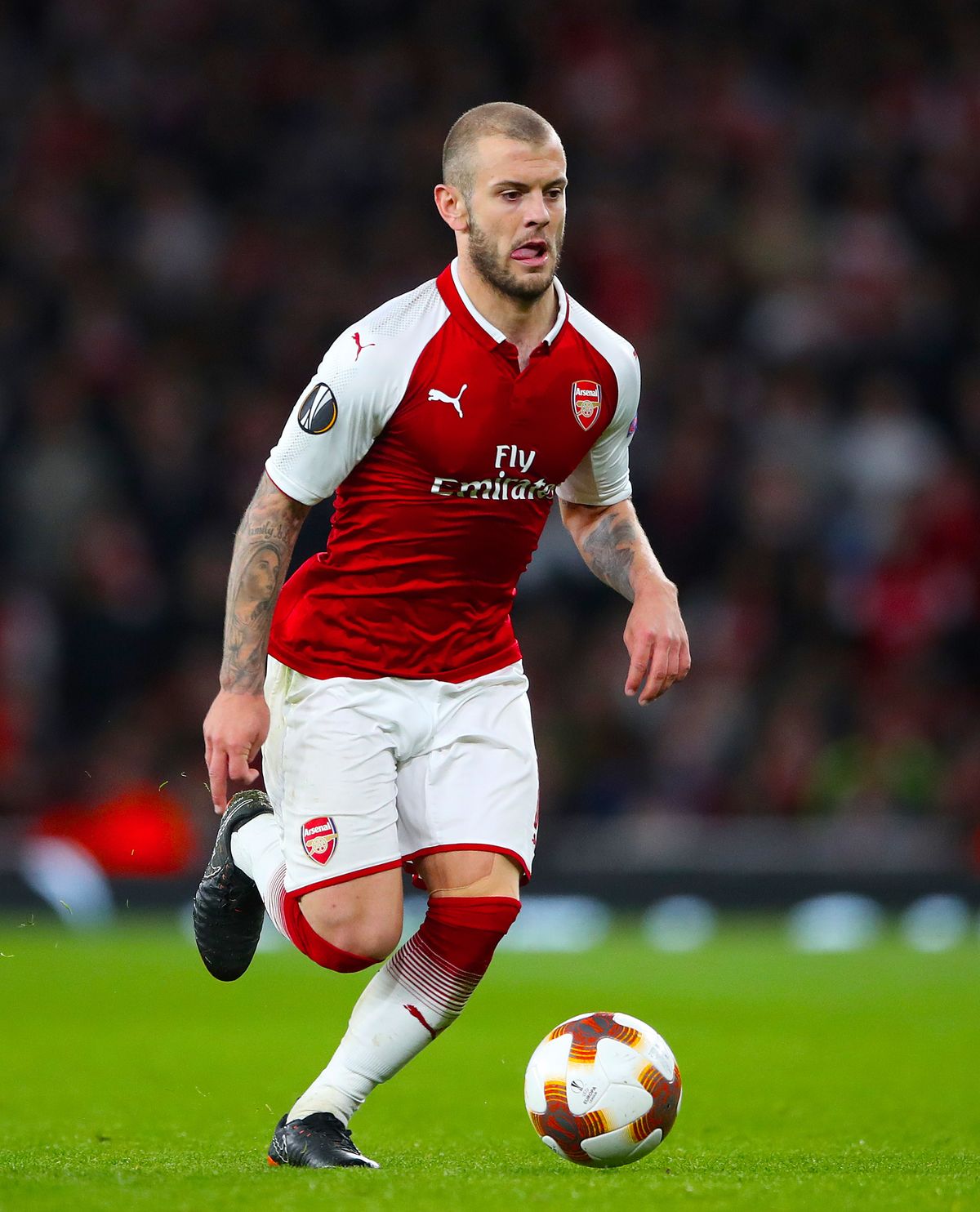 Jack Wilshere has been training with former club Arsenal.