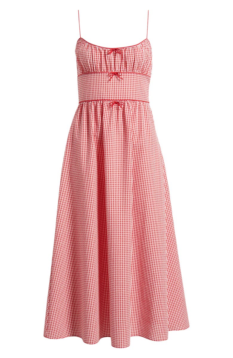 Belline Check Midi Dress