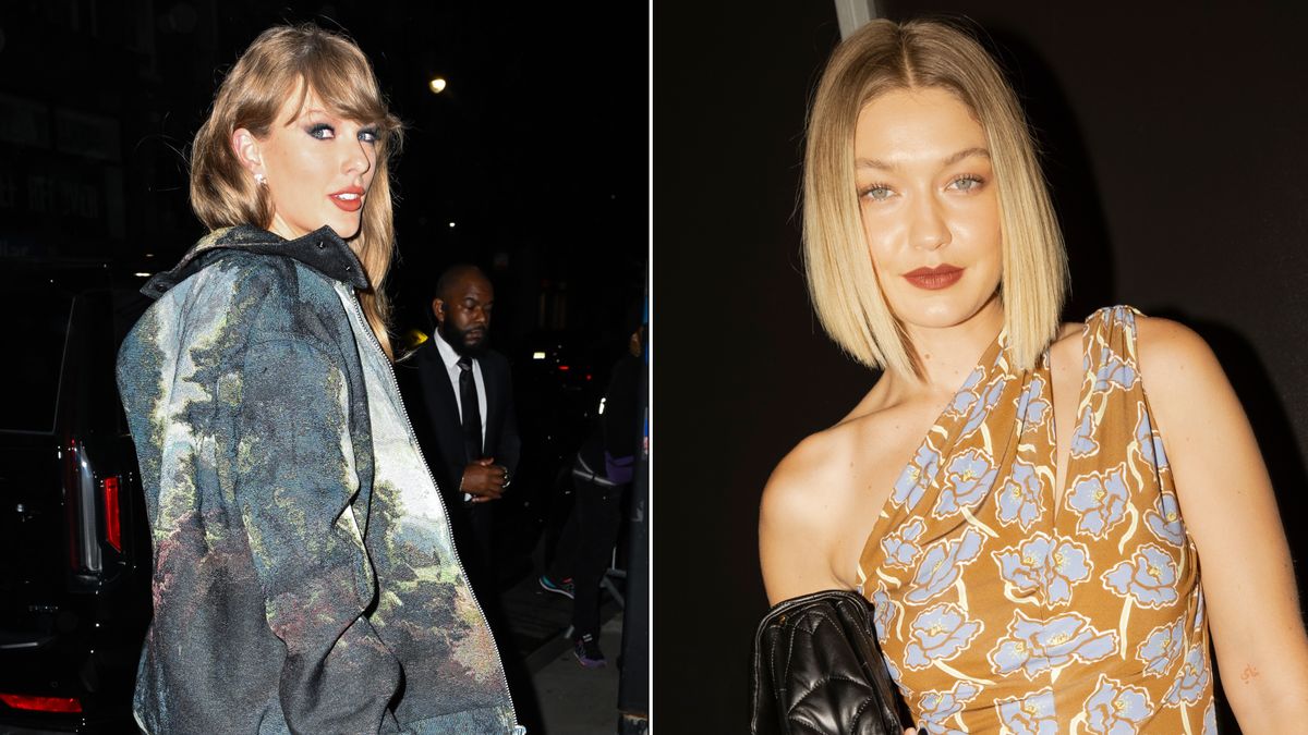 Taylor Swift Trades Color-Coordinating With Travis Kelce for Gigi Hadid