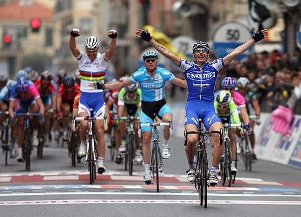 Tom Boonen helped Filippo Pozzato win Milan-Sanremo in 2006,