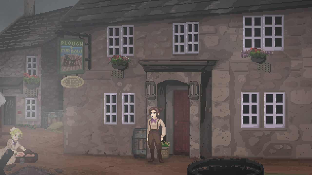 The Excavation of Hobb's Barrow adventure game pixel art