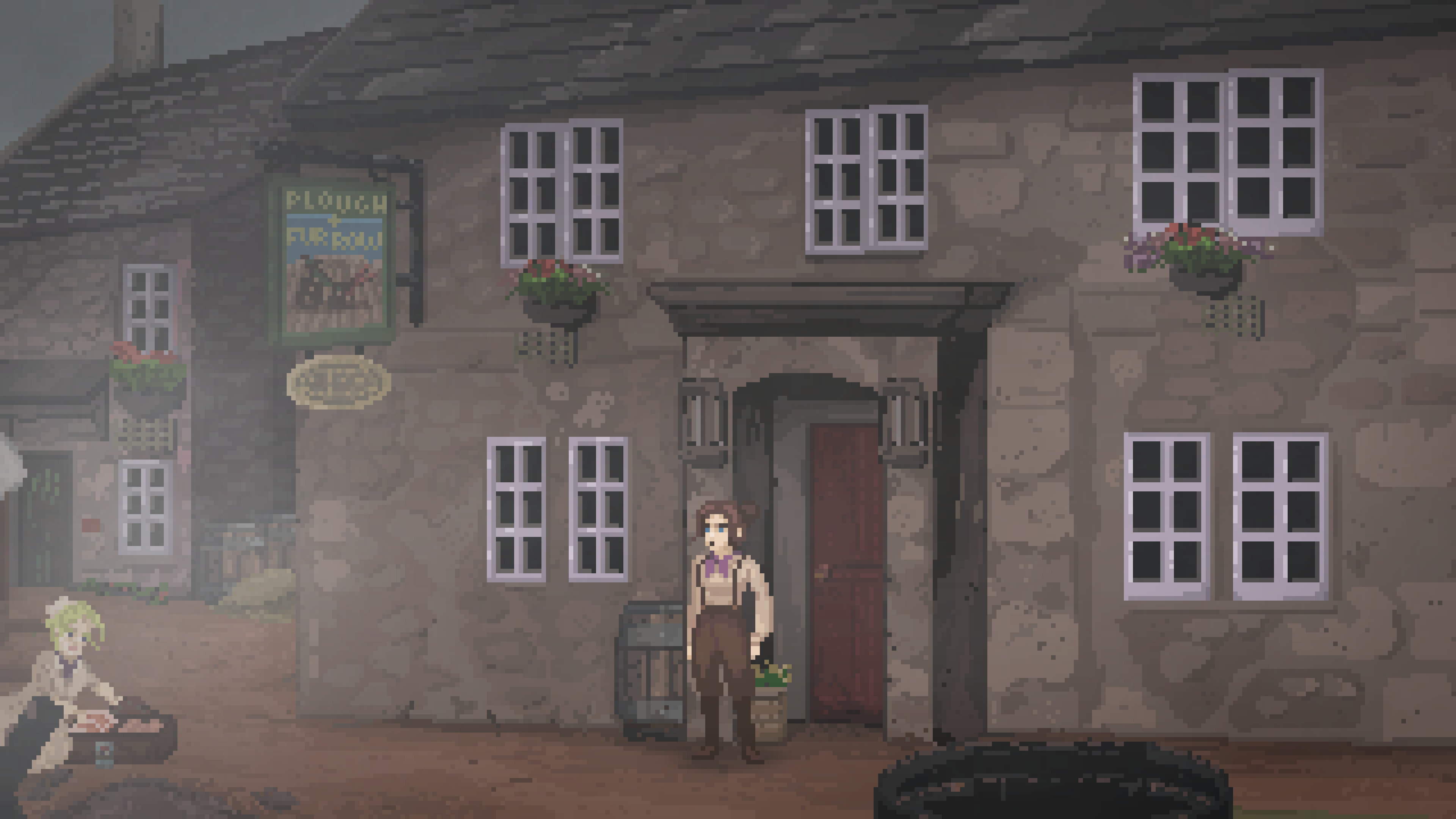 The Excavation of Hobb's Barrow adventure game pixel art