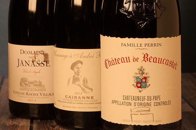 Southern Rhone wine