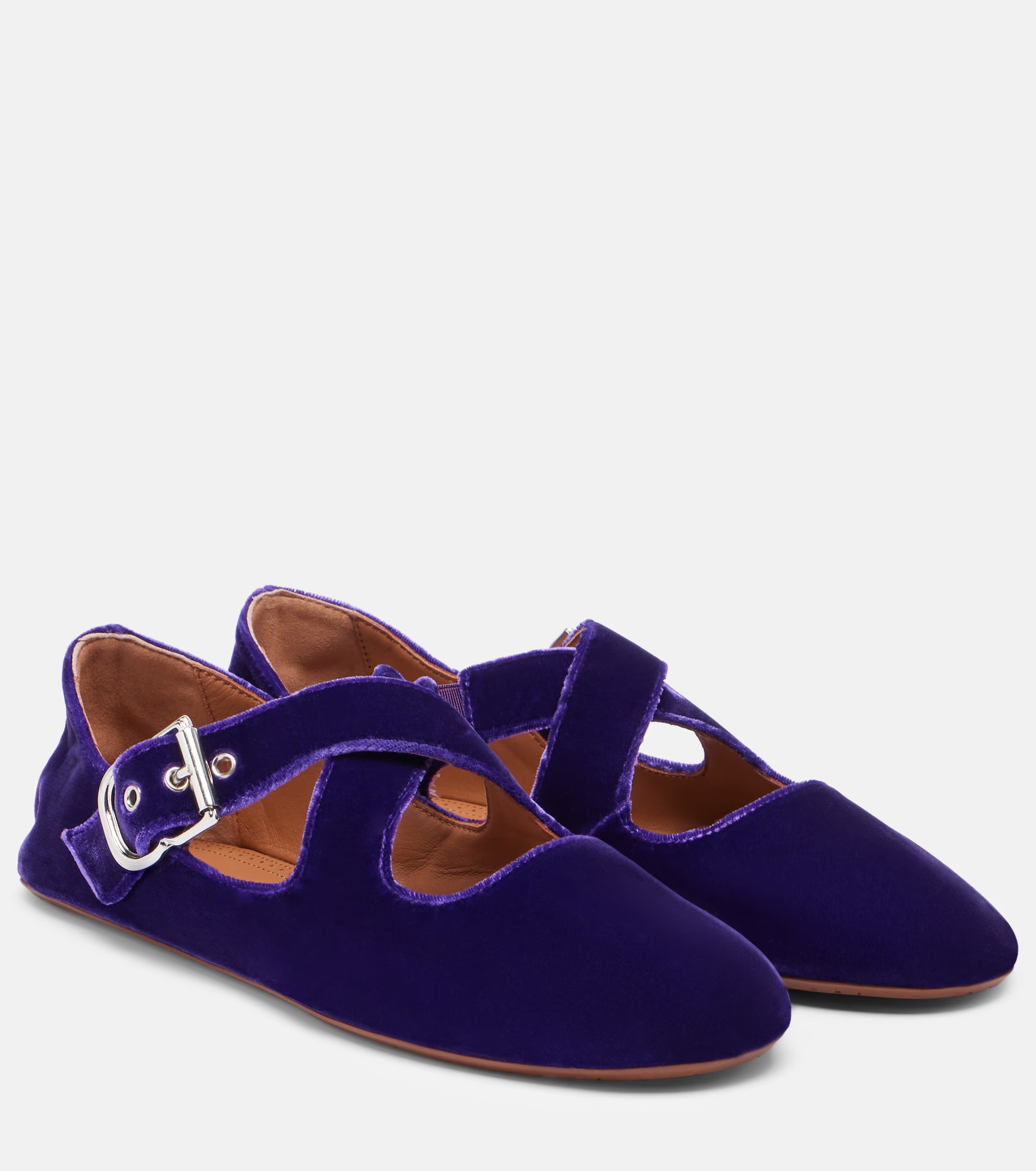 Ala&amp;iuml;a, Velvet Ballet Flats