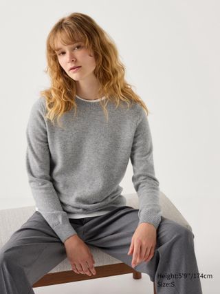 100% Cashmere Crew Neck Jumper