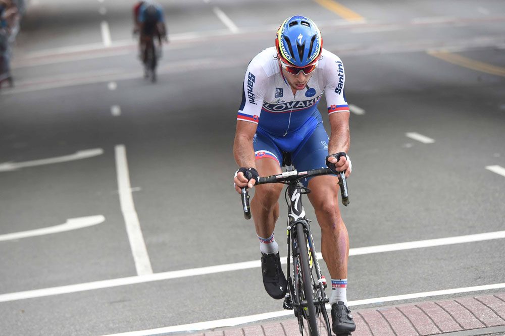 Peter Sagan (Slovakia) soloed to win in the final three kilometres