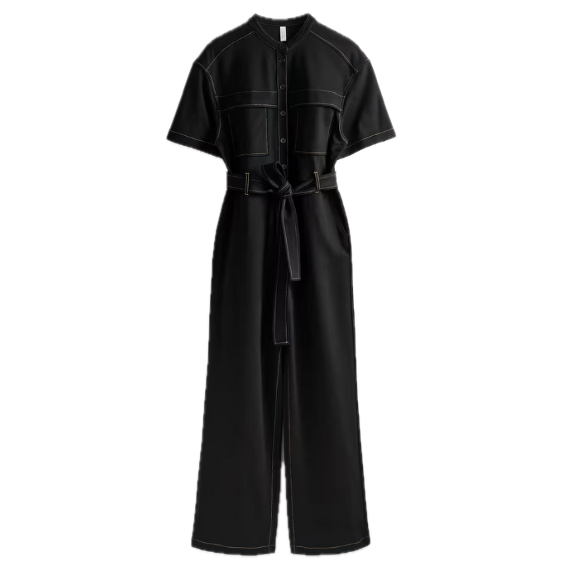 &Other Stories, Short-Sleeve Utility Jumpsuit