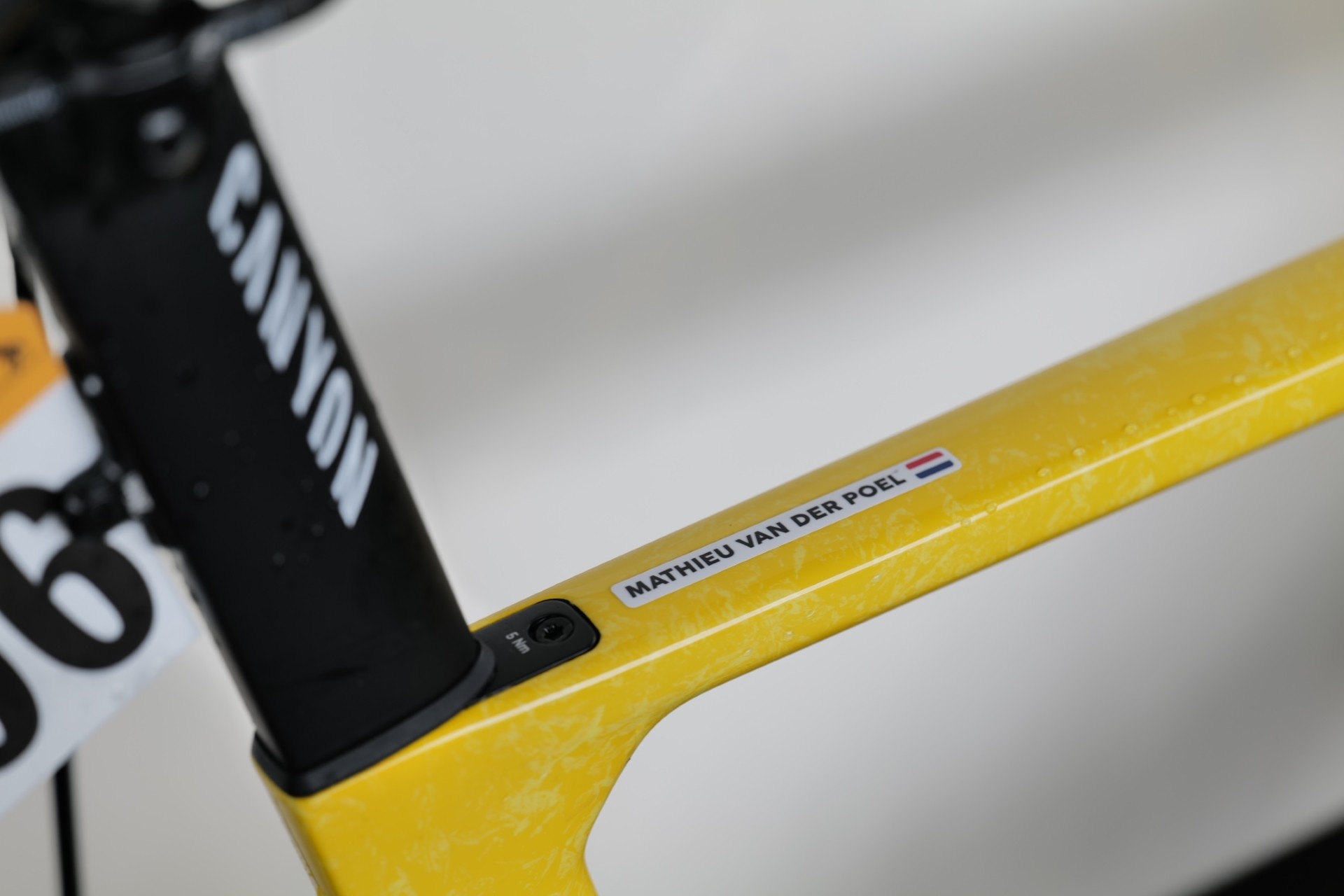 Mathieu van der Poel's Canyon Aeroad CFR