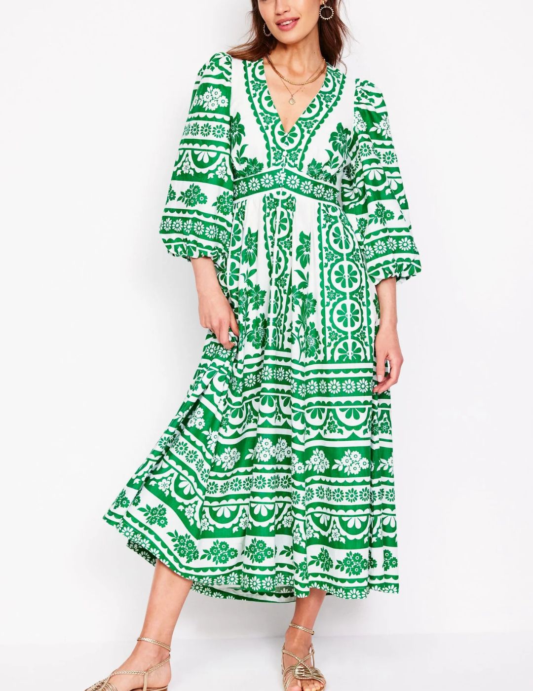 Boden, Lola Blouson Maxi Dress
