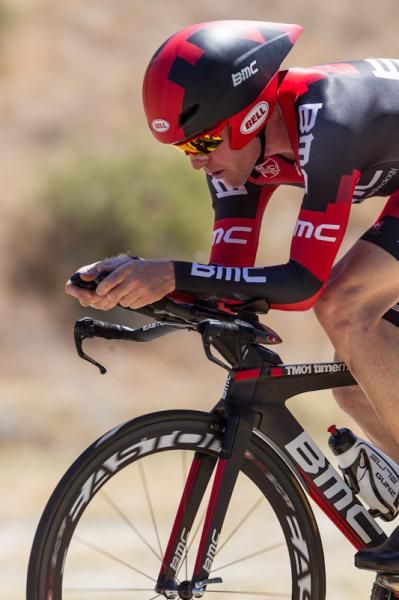 Brent Bookwalter (BMC) puts in a solid ride.
