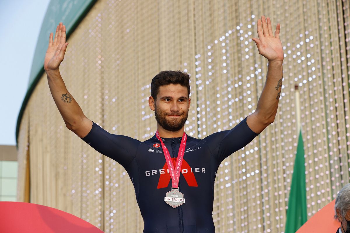 Giro dItalia Criteirum Expo 2020 Dubai 06112021 Filippo Ganna ITA Ineos Grenadiers photo Luca BettiniBettiniPhoto2021