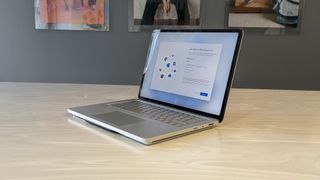 The Microsoft Surface Laptop Studio 2 on a desk