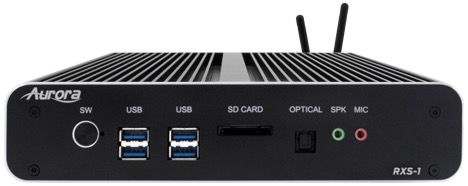 The RXS-1 is a ReAX based control boxes offering a variety of ports and processing power.