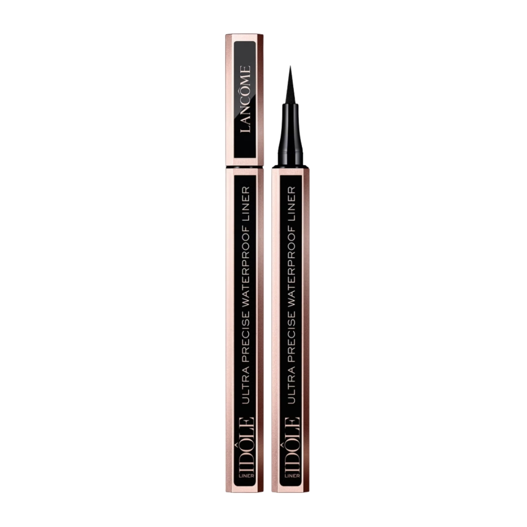 A product shot of the Lancôme Lash Idôle Eyeliner, on a white background