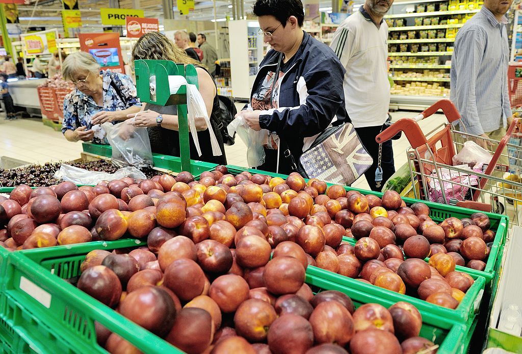 Fruit sold at a supermarket