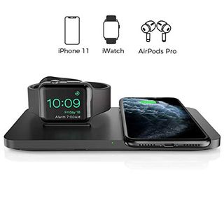 Seneo Dual 2-in-1 Wireless Charging Pad for iPhone and Apple Watch