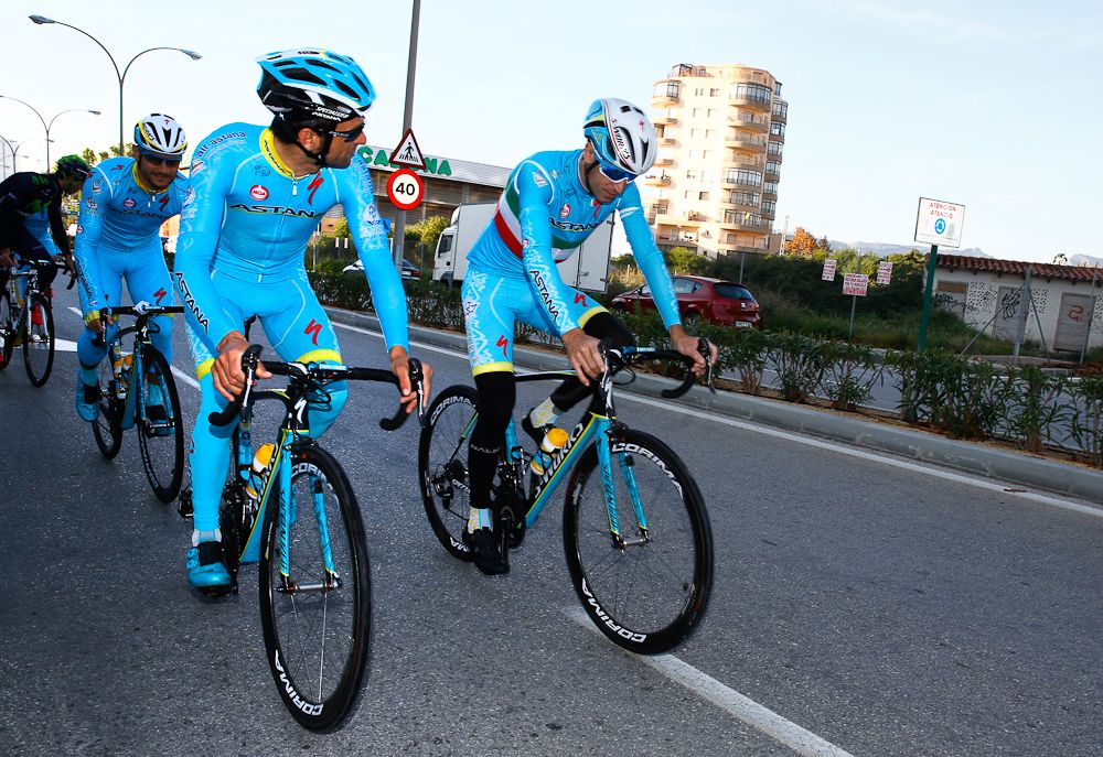 Michele Scarponi and Vincenzo Nibali