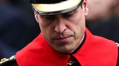 Prince William at Remembrance Sunday