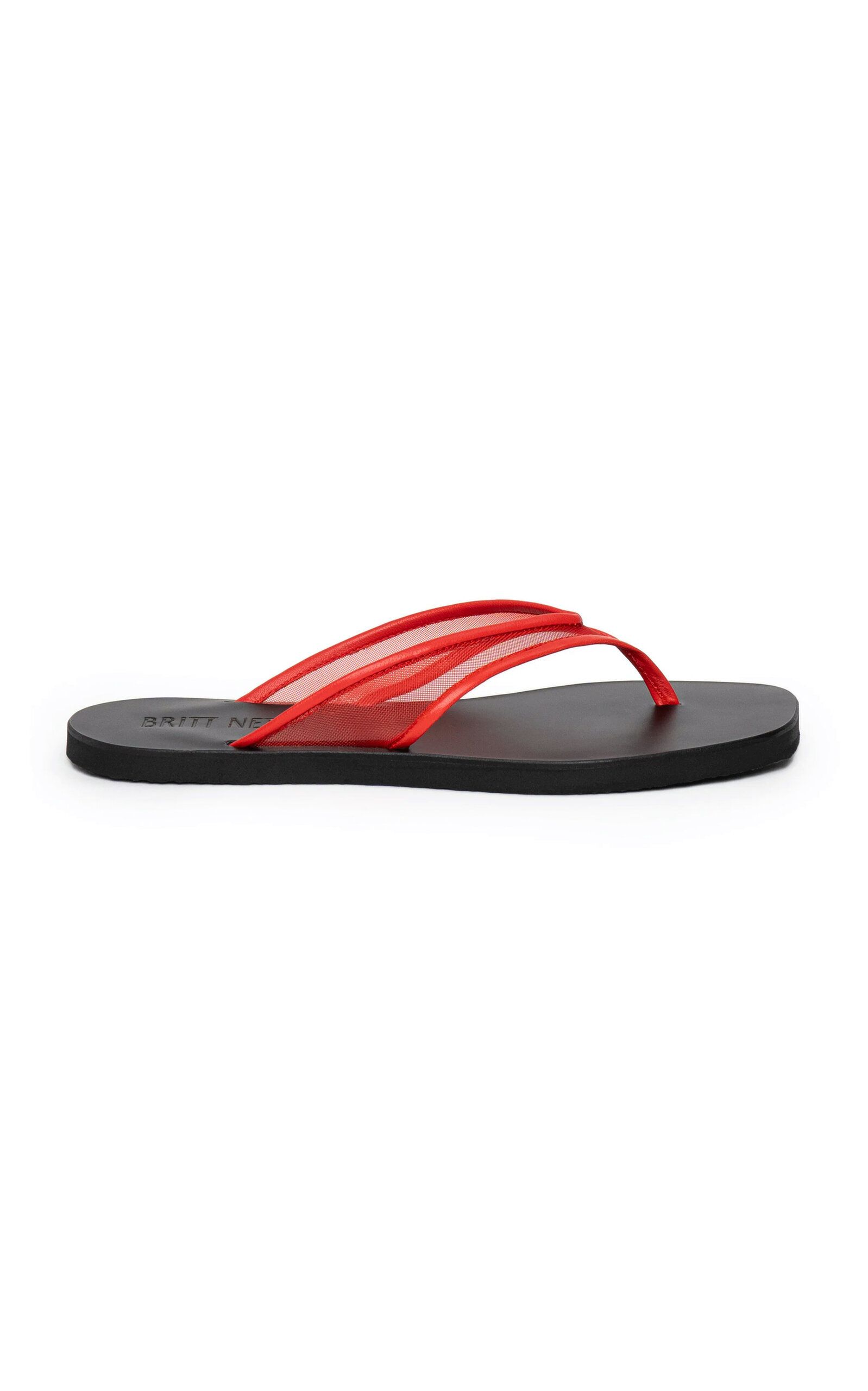 Seline Mesh Flat Sandals