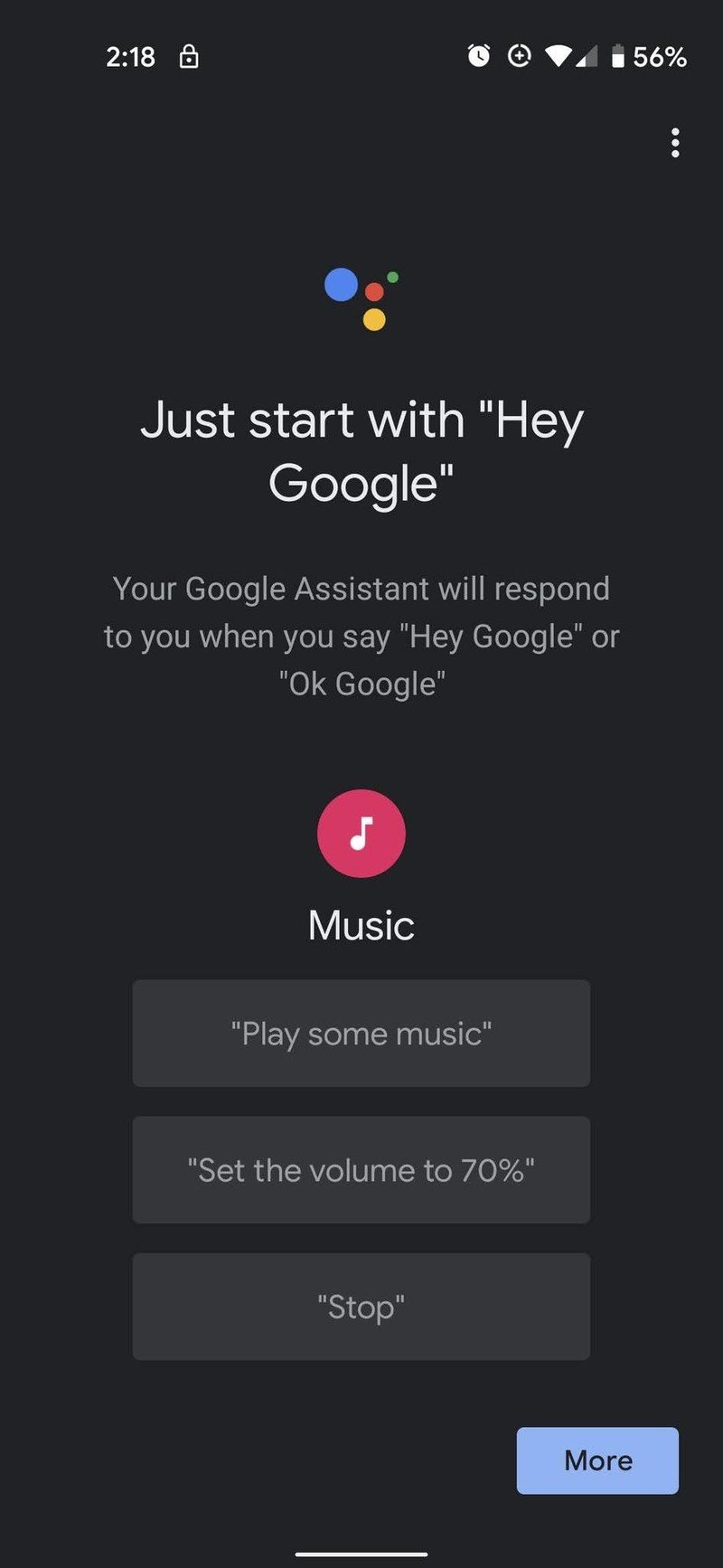 Setting up a Google Assistant speaker in Google Home