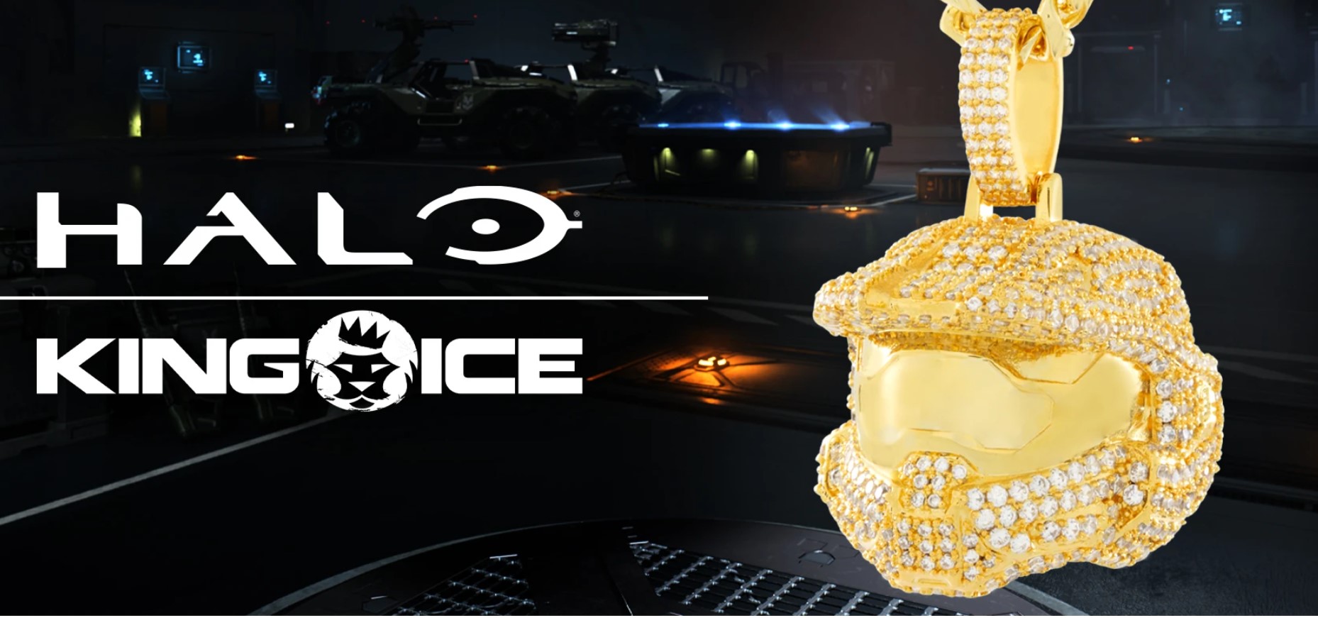 Finish The Fight In Style With These Halo-Themed Diamond Necklaces thumbnail