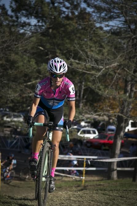 Courtney McFadden was aggressive early on in the race