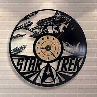 Star Trek Vinyl Wall Clock