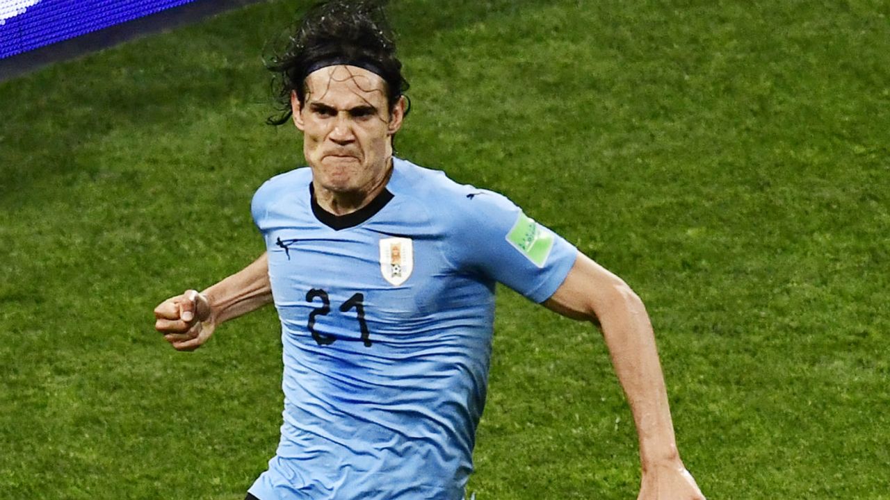 Uruguay 2 Portugal 1 Edinson Cavani World Cup