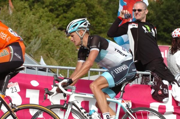 Jakob Fuglsang (Leopard Trek) tried to set the Schlecks up on the final climb