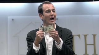 Will Arnett as Gob Bluth on Arrested Development.