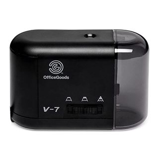 Product shot of OfficeGoods electric pencil sharpener, one of the best pencil sharpeners