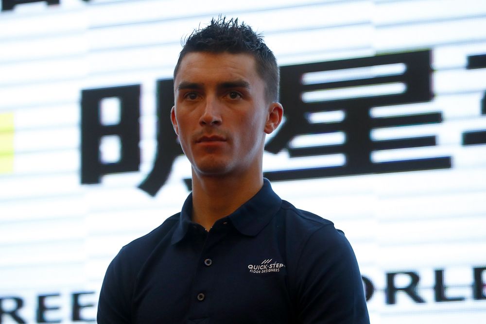 Julian Alaphilippe (QuickStep-Floors) at the Tour of Guangxi press conference