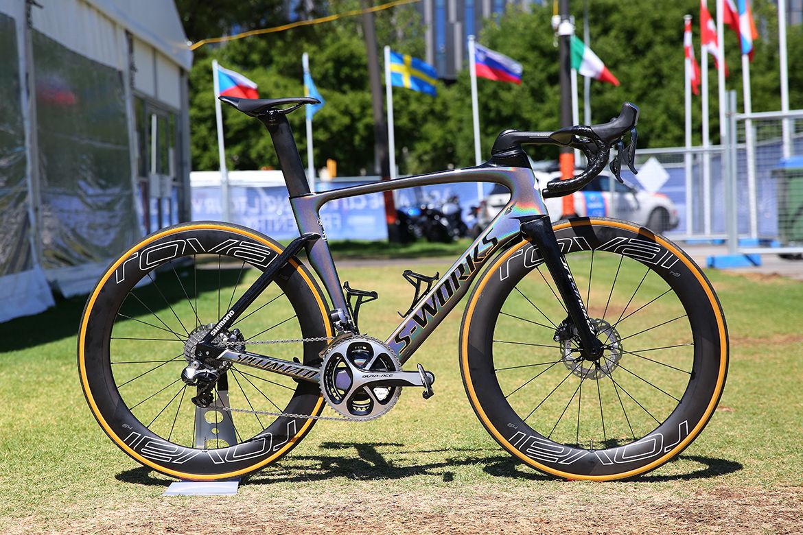 Peter Sagan's Venge ViAS has all the colors of the rainbow