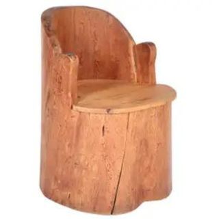 stump chair from 1st dibs in pine