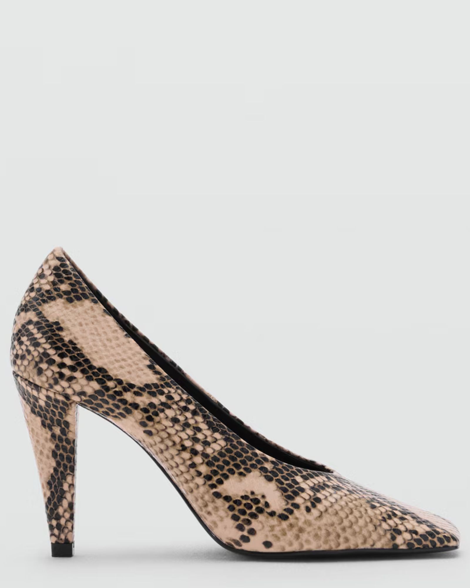 Mango Animal-print High Heeled Shoe